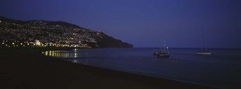 Sailboats in the sea, Funchal, Madeira, Portugal by Panoramic Images art print