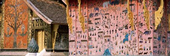 Mosaic, Wat Xien Thong, Luang Prabang, Laos by Panoramic Images art print