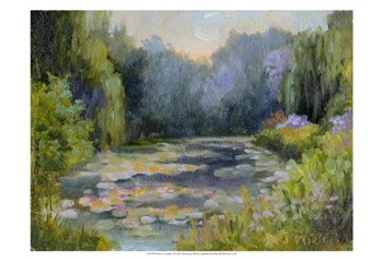 Monet&#39;s Garden I by Mary Jean Weber art print