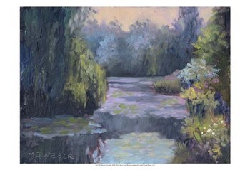 Monet&#39;s Garden III by Mary Jean Weber art print