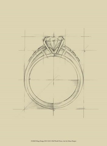 Ring Design III by Ethan Harper art print