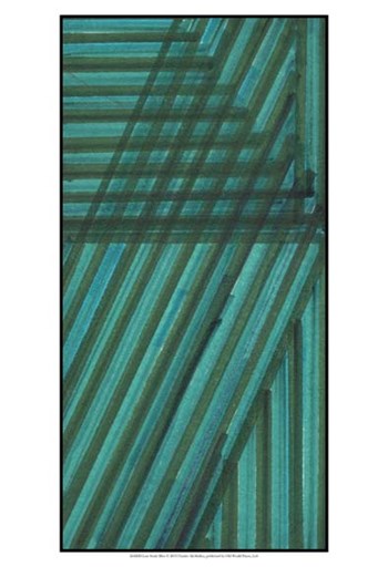 Line Study Blue by Charles McMullen art print