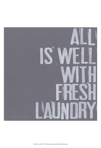 Fresh Laundry I by Deborah Velasquez art print