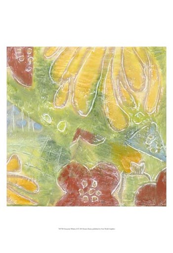 Encaustic Whimsy II by Karen Deans art print