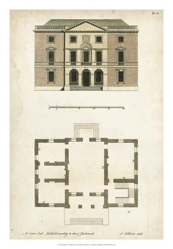Design for a Building II by J Addison art print