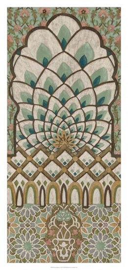 Peacock Tapestry I by Chariklia Zarris art print