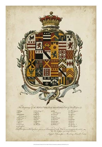 Edmondson Heraldry II by Paul Edmondson art print