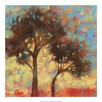 Kaleidoscope Trees II by Jennifer Goldberger art print