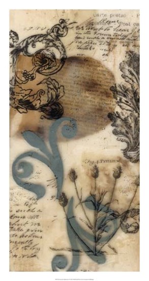 Encaustic Ephemera I by Jennifer Goldberger art print