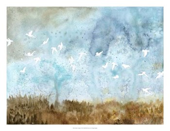 Birds in Flight II by Megan Meagher art print