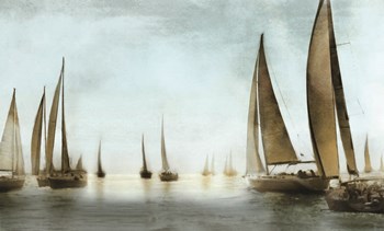 Golden Sails by Drako Fontaine art print