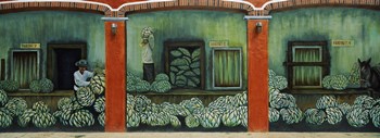 Close Up of Mural on a wall, Cancun, Yucatan, Mexico by Panoramic Images art print