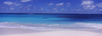 Waves on the beach, Shoal Bay Beach, Anguilla by Panoramic Images art print