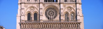 Architectural detail of a cathedral, Notre Dame de Paris, Paris, Ile-de-France, France by Panoramic Images art print