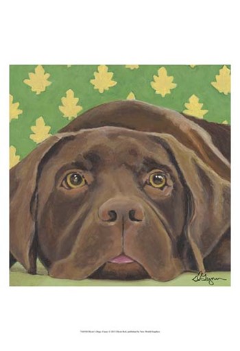 Dlynn&#39;s Dogs - Casey by Dlynn Roll art print