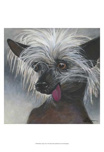 Dlynn&#39;s Dogs - Poe by Dlynn Roll art print