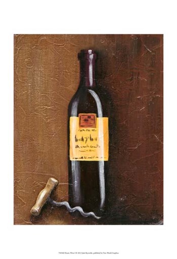 Rustic Wine I by Jade Reynolds art print