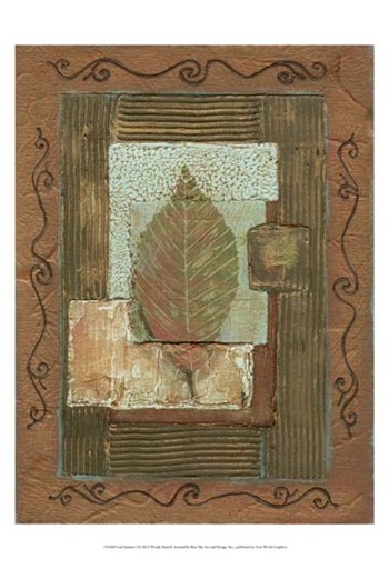 Leaf Quartet I by Wendy Russell art print
