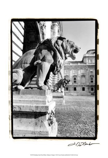 Standing Guard, Royal Palace by Laura Denardo art print