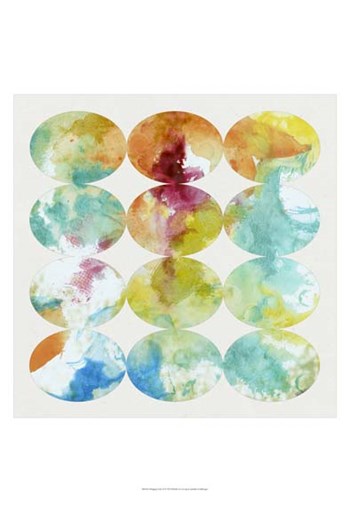 Merging Color II by Jennifer Goldberger art print