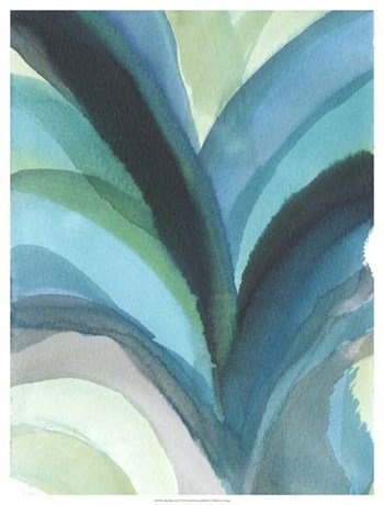 Big Blue Leaf I by Jodi Fuchs art print