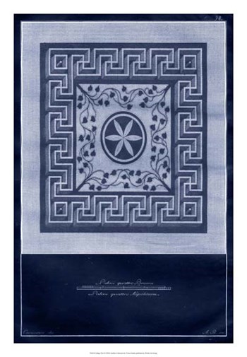 Indigo Tile II by Vision Studio art print