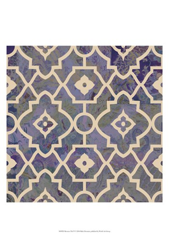 Morocco Tile IV by Ricki Mountain art print
