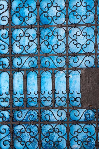 Door detail, Rabat medina, Morocco by William Sutton / Danita Delimont art print
