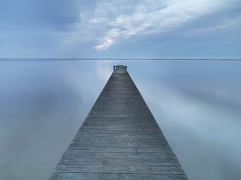 Long Pier by Derek Jecxz art print