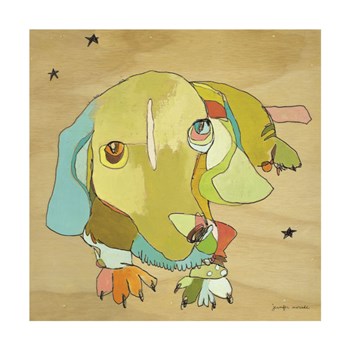 Cooper Dog by Jennifer Mercede art print