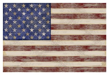 U.S. Flag by Sparx Studio art print