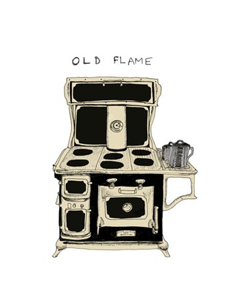 Old Flame by Urban Cricket art print