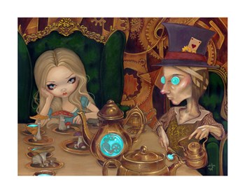 Alice and the Mad Hatter by Jasmine Becket-Griffith art print