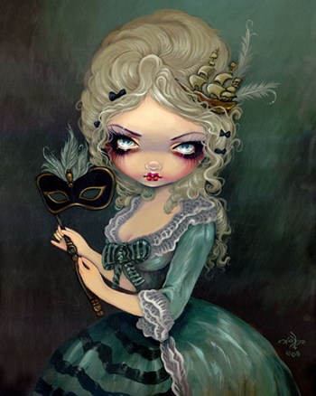 Marie Masquerade by Jasmine Becket-Griffith art print