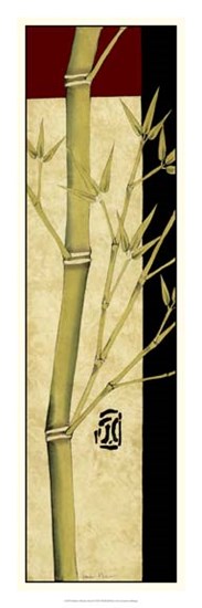 Meditative Bamboo Panel I by Jennifer Goldberger art print