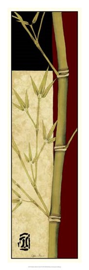 Meditative Bamboo Panel II by Jennifer Goldberger art print
