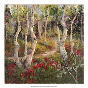 Four Seasons Aspens I by Nanette Oleson art print