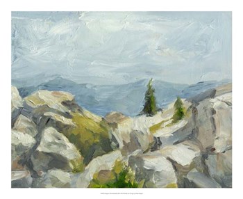 Impasto Mountainside III by Ethan Harper art print