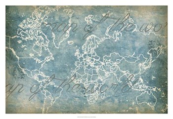 Moon Map by Jennifer Goldberger art print