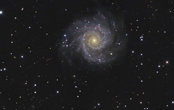 Messier 74, A Spiral Galaxy in the Constellation Pisces by R Jay GaBany/Stocktrek Images art print
