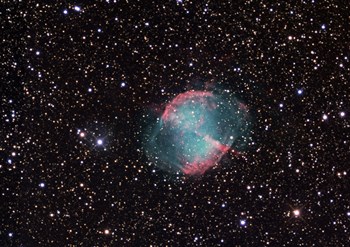 The Dumbbell Nebula by R Jay GaBany/Stocktrek Images art print