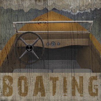 Boating by Beth Albert art print