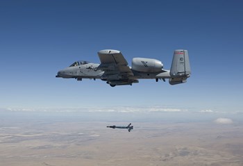 A-10C Thunderbolt Releases a GBU-12 Laser Guided Bomb by HIGH-G Productions/Stocktrek Images art print