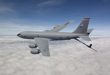 KC-135R Flies over Arizona by HIGH-G Productions/Stocktrek Images art print