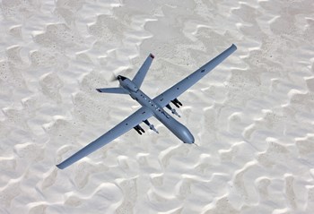 MQ-9 Reaper Flies a Training Mission Over Southern New Mexico by HIGH-G Productions/Stocktrek Images art print