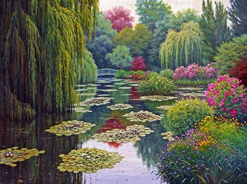 Garden Giverny by Charles White art print