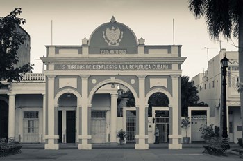 Cuba, Parque Jose Marti, Arco de Triunfo by Walter Bibikow / Danita Delimont art print