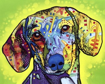 Dachshund by Dean Russo art print