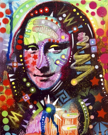 Mona Lisa by Dean Russo art print