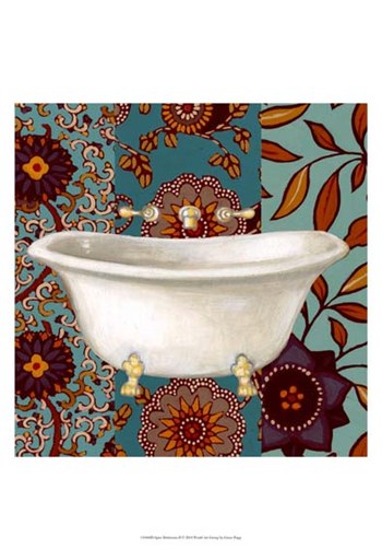 Spice Bathroom II by Vision Studio art print